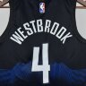 Баскетбольная майка NBA Денвер Наггетс № 4 Рассел Уэстбрук черная 2024 SWINGMAN фото 2 &mdash; NBAform.ru