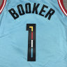 Баскетбольная майка NBA Финикс Санз № 1 Дэвин Букер голубая SWINGMAN фото 5 &mdash; NBAform.ru
