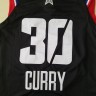 Баскетбольная майка NBA All Star Game 2019 № 30 Стив Карри черная SWINGMAN фото 2 &mdash; NBAform.ru