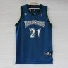 Баскетбольная майка NBA Миннесота Тимбервулвз  № 21 Гарнетт Кевин синяя SWINGMAN РЕТРО фото 6 &mdash; NBAform.ru