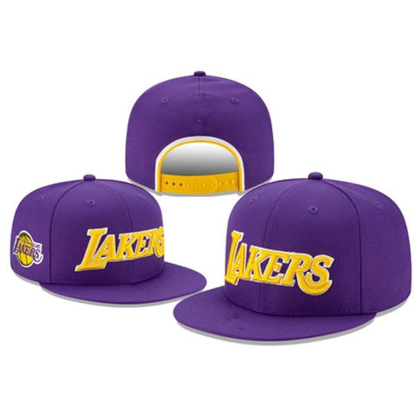 Бейсболка NBA Лос-Анджелес Лейкерс фиолетовая LAKERS logo фото 1 &mdash; NBAform.ru