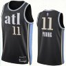 Баскетбольная майка NBA Атланта Хокс №11 Трей Янг черная ATL SWINGMAN фото 1 &mdash; NBAform.ru