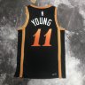 Баскетбольная майка NBA Атланта Хокс №11 Трей Янг черная сезон 2023 SWINGMAN фото 5 &mdash; NBAform.ru
