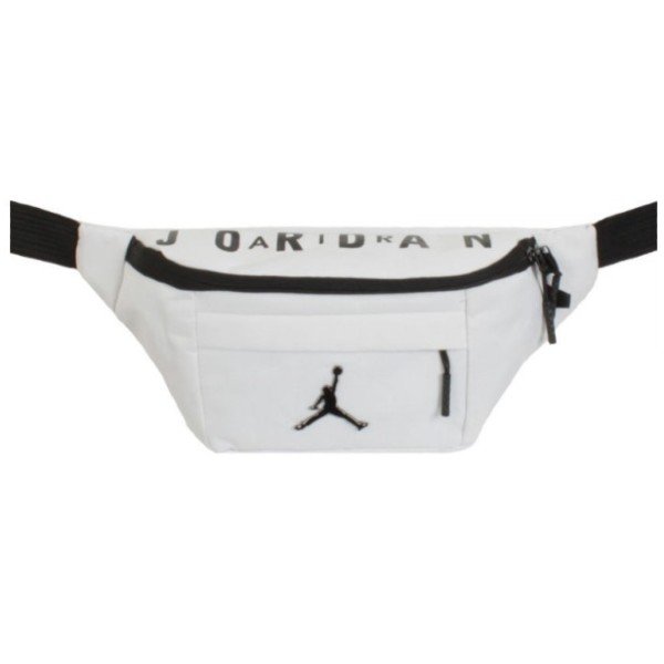 поясная сумка кроссбоди Jumpman logo белая фото 1 &mdash; NBAform.ru