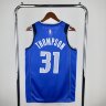 Баскетбольная майка NBA Даллас Маверикс № 31 Клэй Томпсон голубая 2024 SWINGMAN фото 4 &mdash; NBAform.ru