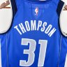 Баскетбольная майка NBA Даллас Маверикс № 31 Клэй Томпсон голубая 2024 SWINGMAN фото 2 &mdash; NBAform.ru