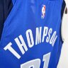 Баскетбольная майка NBA Даллас Маверикс № 31 Клэй Томпсон голубая 2024 SWINGMAN фото 3 &mdash; NBAform.ru