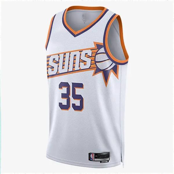 Баскетбольная майка NBA Финикс Санз № 35 Кевин Дюрант белая SUNS 2023 SWINGMAN фото 1 &mdash; NBAform.ru